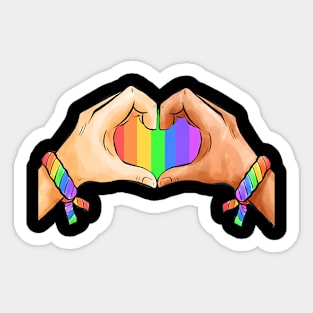 Gay Pride Clothing Lgbt Rainbow Flag Sticker